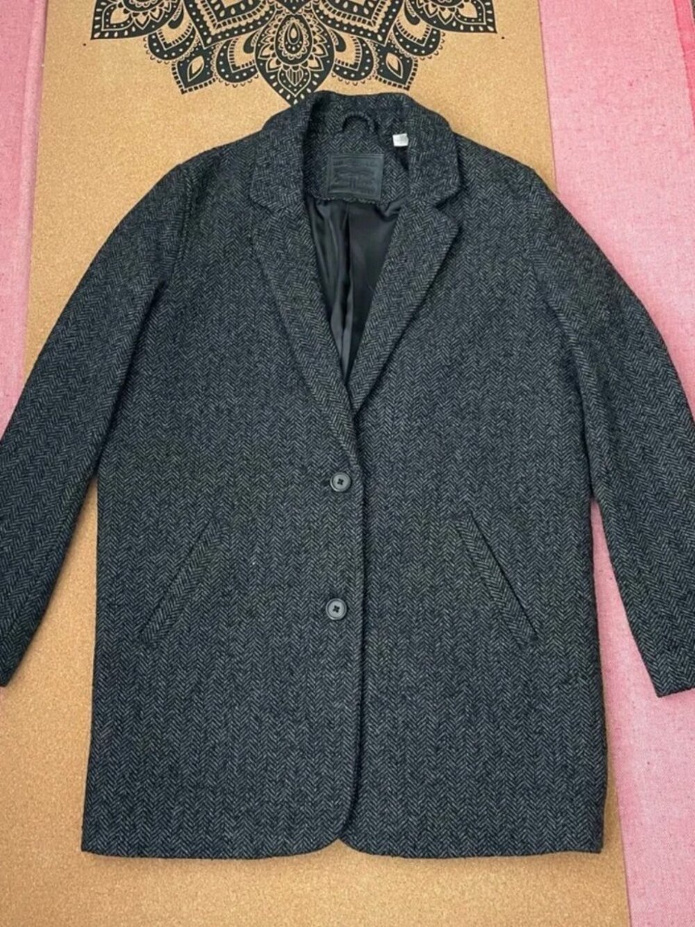 Levi’s Dark Academia Oversized Grandpa Slouchy Coat